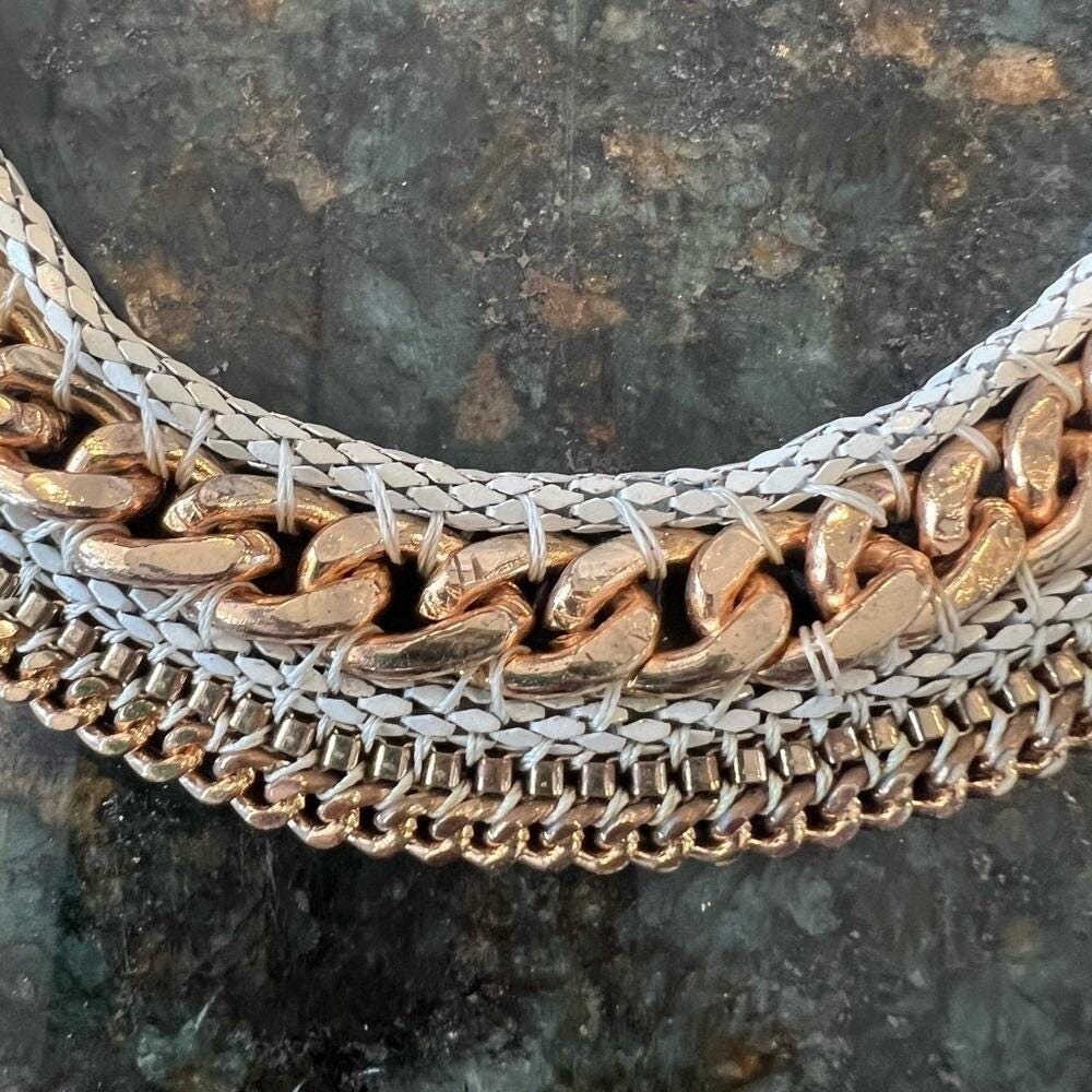 Vintage 90s statement necklace - Picture 4 of 4